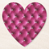 Dessous-de-verre En Papier Velours Luxe Glam Rose (Devant)