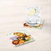 Dessous-de-verre En Papier Venez Rejoindre Le Pack Safari Animal Party (En situation)