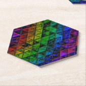 Dessous-de-verre En Papier Verre de fierté (Incliné)