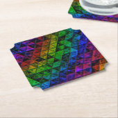 Dessous-de-verre En Papier Verre de fierté (Incliné)