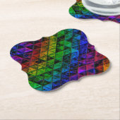 Dessous-de-verre En Papier Verre de fierté (Incliné)