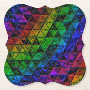 Dessous-de-verre En Papier Verre de fierté