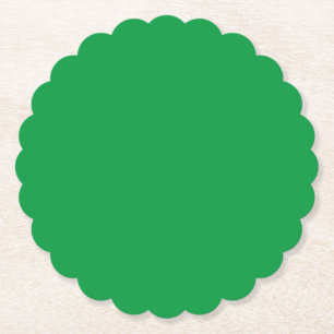 Dessous-de-verre En Papier Vert terne, Menthe foncée, Vert délavé
