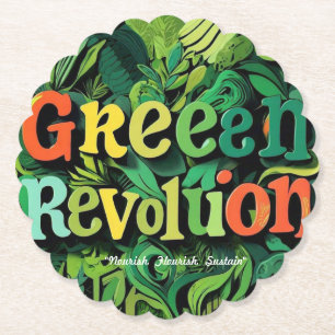 Dessous-de-verre En Papier "Vibrance écologique"