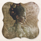 Dessous-de-verre En Papier Victorian Ghost Lady in Waiting (Devant)