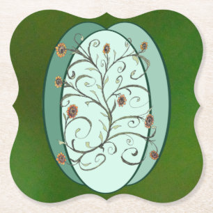 Dessous-de-verre En Papier Vigne d'automne