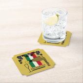 Dessous-de-verre En Papier Vin pétillant de Prosecco (En situation)