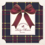 Dessous-de-verre En Papier Vin Red Bow Rocking cheval plaid Baby shower<br><div class="desc">Vin Bow rouge Cheval rocheux plaid Baby shower Papier Dessous de verre Correspondance produits disponibles.</div>