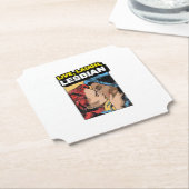 Dessous-de-verre En Papier Vivez Riez Lesbienne (Incliné)