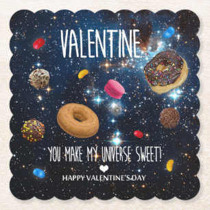 Dessous-de-verre En Papier Vous rendez mon univers doux Saint Valentin