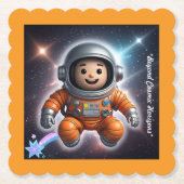 Dessous-de-verre En Papier "Voyage galactique" (Devant)