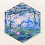 Dessous-de-verre En Papier Water Lilies, 1919, Claude Monet,<br><div class="desc">Claude Monet célèbre peinture,  Water Lilies,  1919</div>