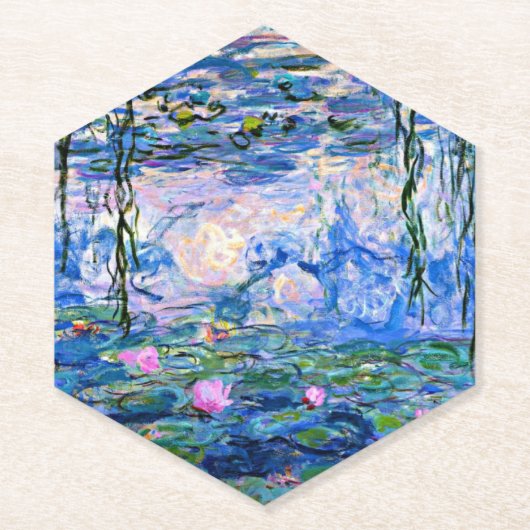Dessous-de-verre En Papier Water Lilies, 1919, Claude Monet, (Devant)