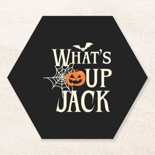 Dessous-de-verre En Papier What's Up Jack Halloween (Devant)