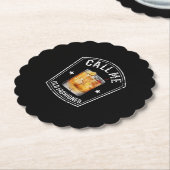 Dessous-de-verre En Papier Whiskey Calls Me Old Fashioned (Incliné)