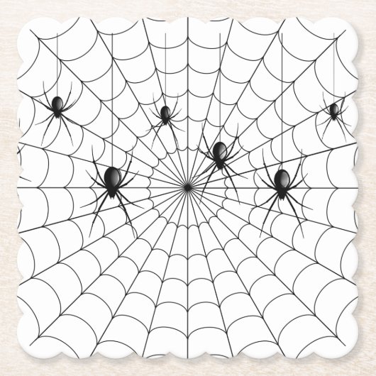 Dessous-de-verre En Papier Whispers in the Web (Devant)