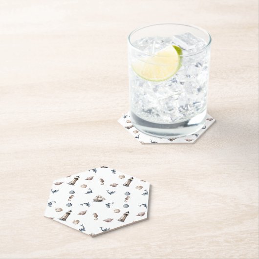 Dessous-de-verre En Papier Whispers Océaniques ! (En situation)