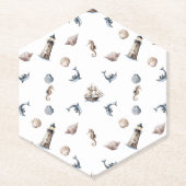 Dessous-de-verre En Papier Whispers Océaniques ! (Devant)