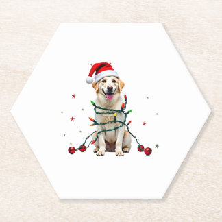 Dessous-de-verre En Papier White Boxer Dog Ugly Christmas Sweater Funny Xmas 