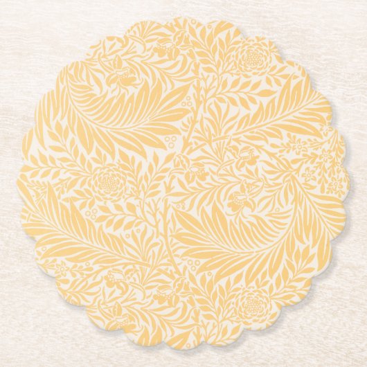 Dessous-de-verre en papier: WILLIAM MORRIS : LARKS (Devant)