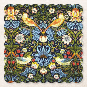 Dessous-de-verre En Papier William Morris - Strawberry Thief,