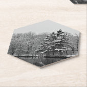 Dessous-de-verre En Papier Winter Wonderland (Incliné)