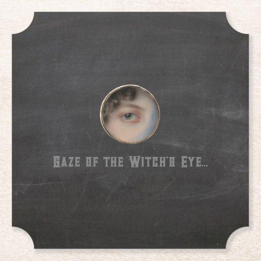 Dessous-de-verre En Papier Witch Eye Macabre (Devant)