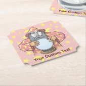 Dessous-de-verre En Papier Wizard with your face (Incliné)