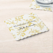 Dessous-de-verre En Papier Yellow Fruit Lemons Make Lemonade (Incliné)