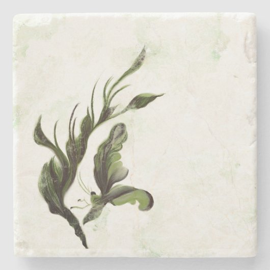 Dessous-de-verre en pierre. (Devant)