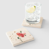 Dessous-de-verre en pierre. (Côté)