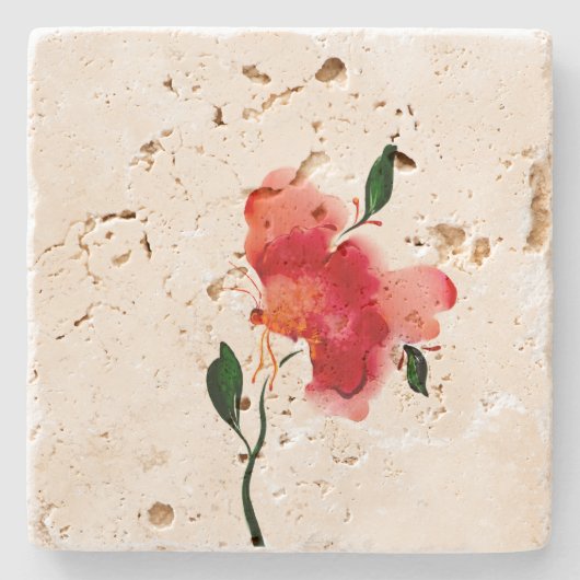 Dessous-de-verre en pierre. (Devant)