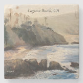 Dessous-de-verre en pierre. (Devant)