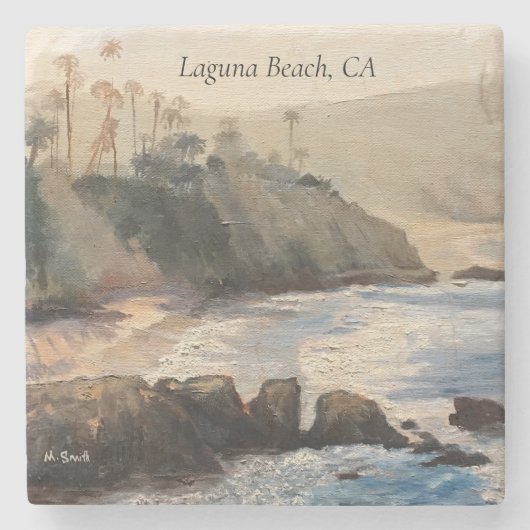 Dessous-de-verre en pierre. (Devant)