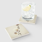 Dessous-de-verre en pierre. (Côté)