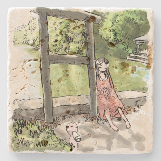 DESSOUS-DE-VERRE EN PIERRE さ い れ ご じ