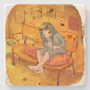 DESSOUS-DE-VERRE EN PIERRE さ や な に じ