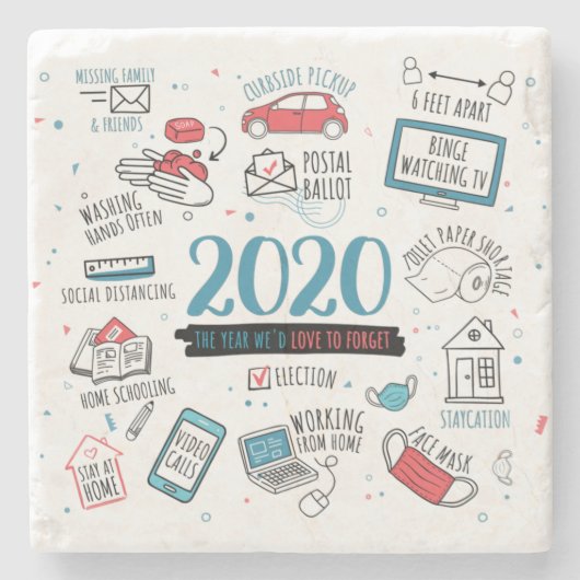 Dessous-de-verre En Pierre 2020 Quarantine Lockdown Activities (Devant)