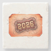 DESSOUS-DE-VERRE EN PIERRE 2026 STONE COASTER (Devant)