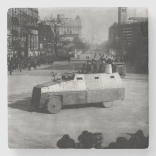 Dessous-de-verre En Pierre 27 mars 1917 :  L'escadron de véhicule blindé