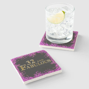 Dessous-de-verre En Pierre 32e anniversaire