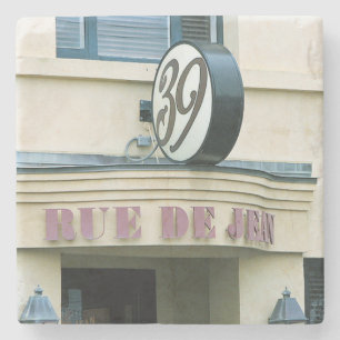 Dessous-de-verre En Pierre 39 Rue De Jean Restaurant Charleston, SC. Dessous-