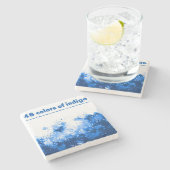Dessous-de-verre En Pierre 48colors of indigo (Côté)