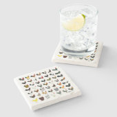 Dessous-de-verre En Pierre 49 Coq (Côté)