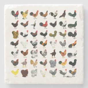 Dessous-de-verre En Pierre 49 Coq