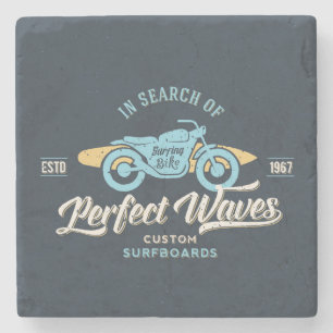 Dessous-de-verre En Pierre À la recherche de l'affiche parfaite de vagues