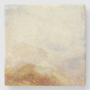 Dessous-de-verre En Pierre A Mountain Scene, Val d’Aoste - Joseph Mallord...