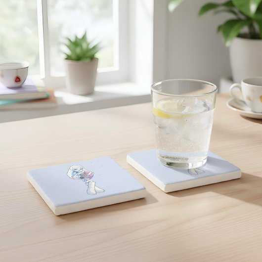 Dessous-de-verre En Pierre Abbey Stone Coaster