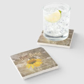 Dessous-de-verre En Pierre Abeille - Nature Harmonieuse (Côté)