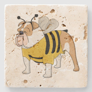 Dessous-de-verre En Pierre Abeille taupe